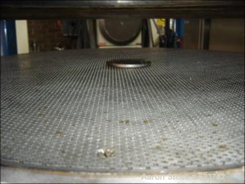 USED: Nutsche filter/dryer. (1) SEN Seitz Enzinger Noll, type TerraERF 100/450 CW. Stainless steel 316Ti (1.4571). Filter surface 8.18square feet (0.76 M2). Capacity 146 gallons (554 liters). Vessel ...