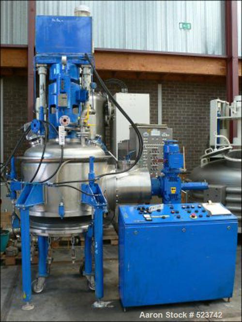 USED: Nutsche filter/dryer. (1) SEN Seitz Enzinger Noll, type TerraERF 100/450 CW. Stainless steel 316Ti (1.4571). Filter surface 8.18square feet (0.76 M2). Capacity 146 gallons (554 liters). Vessel ...