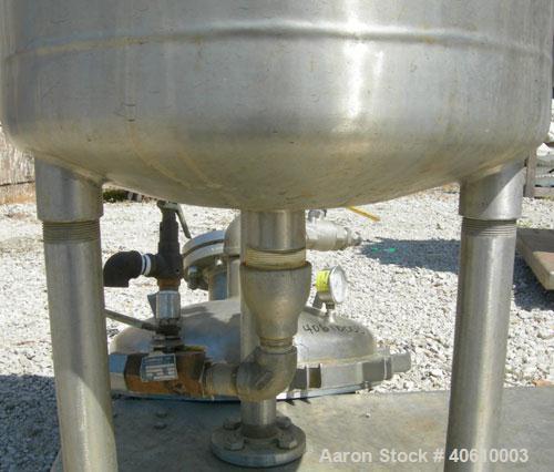 Used Sparkler Manual Nutsche Filter, model 18'', 316 stainless steel. Vessel 20'' diameter x 20'' deep, dished clamp on top, dished bottom, rated 60 psi at 350 deg F. Removable inner chamber with bot...