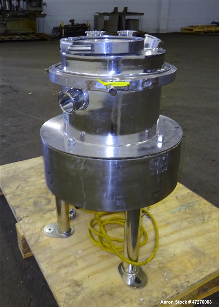 Used Sweco Pharmasep Lab Filter Dryer, Model PH12, 316 Stainless Steel.