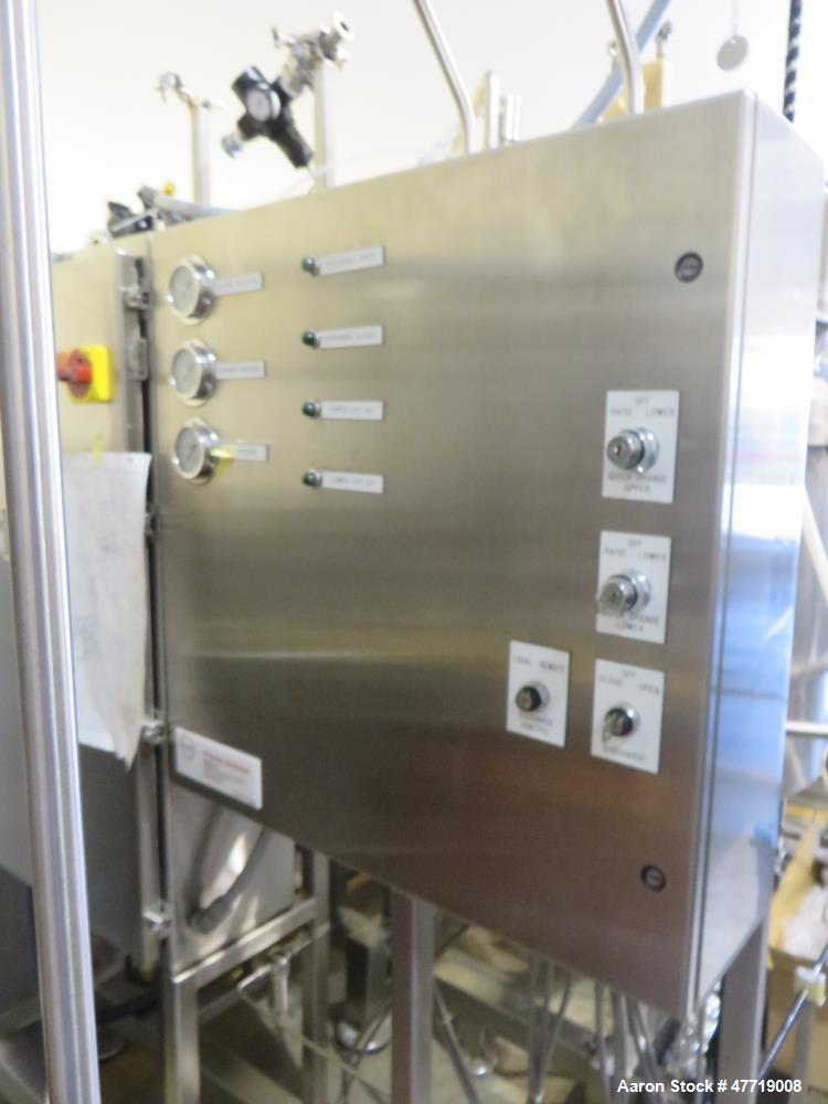 Used- Sweco PharmASep Vibro-Energy Filter Dryer. Nutsche Type Filter