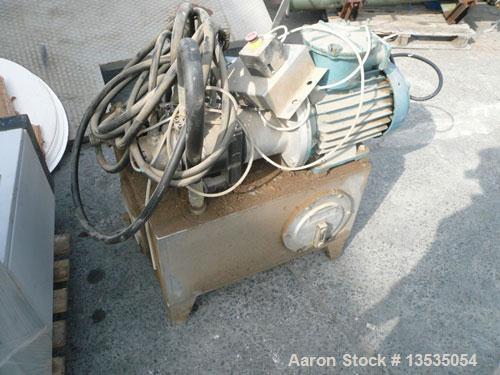 Used Tournaire Pilote 300 L Stirred Extractor / Filter.  Maximum capacity 300 liters, filter diameter 680 mm, tilting bottom, hydraulic motor, lifting system, steel heat exchanger, control panel incl...