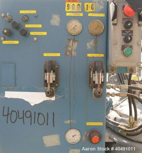 Used Zwag filter dryer, .5 square meter, 316 TI stainless steel. Approximately 30" (780mm) diameter x 20" (522mm) deep, dished top, flat bolt on jacketed bottom with screen. Internal rated -15/90 psi...