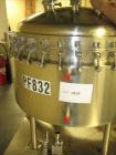 Used American Alloy Fab Pressure Nutsche Filter, Hastelloy Construction. Internal rated 60 psi at 302 degrees F. jacket rated 75 psi at 266 degrees F. (4) Legs on cart. Built 2009, serial #5939, Nati...