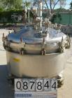 USED: Apache Stainless portable pressure Nutsche type filter, approximately 1.5 square meter, 316L stainless steel. Approximately 54