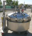 USED: Apache Stainless portable pressure Nutsche type filter, approximately 1.5 square meter, 316L stainless steel. Approximately 54