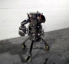 Used Aurora 0.1 Square Meter Nutsche Filter, Model A-14X-C. Hastelloy C22 construction, rated atmospheric and full vacuum at 212 f internal, jacketed for 50 psi at 212 f, removable bottom plate, top ...