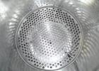 Used Aurora 0.1 Square Meter Nutsche Filter, Model A-14X-C. Hastelloy C22 construction, rated atmospheric and full vacuum at 212 f internal, jacketed for 50 psi at 212 f, removable bottom plate, top ...