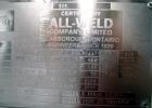 Used Aurora 0.1 Square Meter Nutsche Filter, Model A-14X-C. Hastelloy C22 construction, rated atmospheric and full vacuum at 212 f internal, jacketed for 50 psi at 212 f, removable bottom plate, top ...
