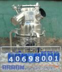 Used Aurora Filters Halar Lined Nutsche Style Filter, Model A20-H, 316L stainless steel. Filtration area .20 square meter, 2.1 square feet, cake capacity minimum 4 liters (3/4