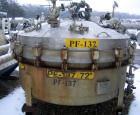 Used Baeuerle & Morris 72'' Nutsche Filter. Stainless steel construction, 72