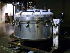 Used- Baeurle & Morris Nutsche Type Filter. Approximately .5 square meters, 316L stainless steel. Approximately 72