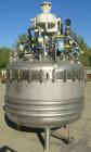 USED: Cogeim filter dryer, model FPP-PP-52A, 316 stainless steel product contact areas. Approximately 3 square meter. Internal rated 51 psi and FV at 250 deg F, 304L stainless steel half pipe coil ja...