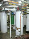 USED: Cogeim filter dryer, model FPP400DFF, 316L stainless steel product contact areas. Approximately 4 square meter. Internal rated FV/50 psi at 350 deg F, 304L stainless steel 1/2 pipe coil jacket ...