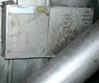 USED: Cogeim filter dryer, model FPP400DFF, 316L stainless steel product contact areas. Approximately 4 square meter. Internal rated FV/50 psi at 350 deg F, 304L stainless steel 1/2 pipe coil jacket ...