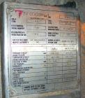 Used 3V Cogeim Filter Dryer, Model FILTRODRY FPP500 XD/FM, Hastelloy C22 product contact areas. Approximately 5 square meter. 102'' diameter x 62'' straight side, dished top, bolt on flat bottom. Int...