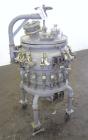 Used De Dietrich Glass Lined Pressure Nutsche Filter, Approximate 0.28 Square Meter, 3009 Blue Glass. Approximate 23-5/8