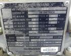 Used De Dietrich Glass Lined Pressure Nutsche Filter, Approximate 0.28 Square Meter, 3009 Blue Glass. Approximate 23-5/8