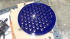 Used- De Dietrich Glass Lined Pressure Nutsche Filter, Approximate 0.28 Square Meter, 3009 Blue Glass. Approximate 23-5/8