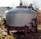 Used Duriron Company Pressure Nutsche Filter, 7.1 Square Meter (77 Square Feet), 316 Stainless Steel. 120'' Diameter x 40'' straight side, dished top head, flat bottom. Internal rated 75 psi at 150 d...