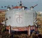 Used Duriron Company Pressure Nutsche Filter, 7.1 Square Meter (77 Square Feet), 316 Stainless Steel. 120'' Diameter x 40'' straight side, dished top head, flat bottom. Internal rated 75 psi at 150 d...