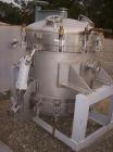 Used Durco Nutsche Style Single Leaf Pressure Filter, approximately 0.6 square meter, 316L stainless steel. 36