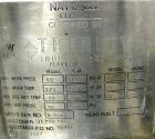 Used Stainless Steel Jaygo Agitated Pressure Filter Dryer, Model APF-100