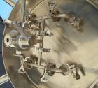 Used Lee Industries Nutsche Type Filter, approximate .06 square meter, model GF06, stainless steel. Approximately 22