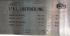 Used Lee Industries Nutsche Type Filter, approximate .06 square meter, model GF06, stainless steel. Approximately 22