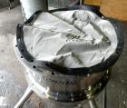Used Lee Industries Nutsche Type Filter, approximate .06 square meter, model GF06, stainless steel. Approximately 22