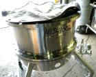 Used Lee Industries Nutsche Type Filter, approximate .06 square meter, model GF06, stainless steel. Approximately 22