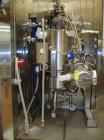 Used PSL/Powder Systems LTD Nutsche Filter Dryer, 0.3 square meter, Hastelloy C22. Internal rated 90 psi and full vacuum at 329 deg F, jacket rated 100 psi and full vacuum at 329 deg F. Telescoping 2...