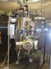 Used PSL/Powder Systems LTD Nutsche Filter Dryer, 0.3 square meter, Hastelloy C22. Internal rated 90 psi and full vacuum at 329 deg F, jacket rated 100 psi and full vacuum at 329 deg F. Telescoping 2...