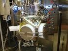 Used PSL/Powder Systems LTD Nutsche Filter Dryer, 0.3 square meter, Hastelloy C22. Internal rated 90 psi and full vacuum at 329 deg F, jacket rated 100 psi and full vacuum at 329 deg F. Telescoping 2...