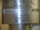 Used PSL/Powder Systems LTD Nutsche Filter Dryer, 0.3 square meter, Hastelloy C22. Internal rated 87 psi and full vacuum at 329 deg F, 316L stainless steel jacket rated 95.7 psi and full vacuum at 32...