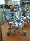 Used PSL/Powder Systems LTD Nutsche Filter Dryer, 0.125 square meter, Hastelloy C22. Internal rated 87 psi and full vacuum at 329 deg F, 316L stainless steel jacket rated 87 psi and full vacuum at 32...