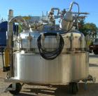 USED: Northland Stainless portable pressure Nutsche type filter, approximately 1.5 square meter, 316L stainless steel. Approximately 60