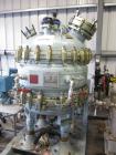 Used Pfaudler Glass Lined Nutsche Filter, 5.6 Sq. Ft. Built 2005, S # J063345, NB # 51500, rated 50/fv @ 450 internal, 150/FV @ 450 jacket