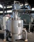 Used Powder Systems Filter Dryer, 1 Square Meter, Hastelloy C22 product contact surfaces. 316L Stainless steel non contact surfaces. Internal rated 60 psi & Full Vacuum at 329 degrees F, jacket rated...