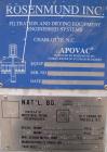 Used Rosenmund 1.6 Square Meter Agitated Nutsche Filter Dryer, Model RSD 1.6-662-92. 316L stainless steel construction, 960 liter capacity, rated 50 psi and full vacuum at 350 deg F internal, jackete...