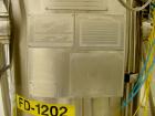 Used- Rosenmund Filter Dryer, (0.2) Square Meter, 316L Stainless Steel. 19.625