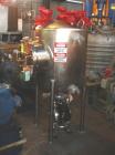 Used Rosenmund Agitated Nutsche Filter, 0.3 square meter, 316L stainless steel. 185 liter capacity, 24