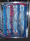 Used Rosenmund Agitated Nutsche Filter, 0.3 square meter, 316L stainless steel. 185 liter capacity, 24