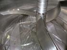 Used- Rosenmund Filter Dryer, 4 Square Meter, Model 4M2 Side Discharge, 316L Stainless Steel. Approximately 94