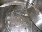 Used- Rosenmund Filter Dryer, 4 Square Meter, Model 4M2 Side Discharge, 316L Stainless Steel. Approximately 94