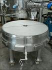 Used Rosenmund Guedu Nutsche Filter/Dryer, Model GRF-750 D, Hastelloy C22 (2.4602), polished inside, filter surface 0.75 M2, capacity 237.8 gallons (900 litre), working pressure vacuum/43.5 PSI (3 ba...