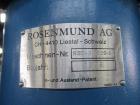 Used Rosenmund Nutsche Filter, 1 Square Meter, Model RSD-1-359-85, 316L Stainless Steel. 46