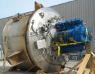 Used Rosenmund Filter Dryer, 4 Square Meter, Model RSD4-1116-00.101.0486, Type GRF 4000L, 316L Stainless Steel. Approximately 96'' diameter x 42'' straight side. Dished top, flat bottom with filter p...