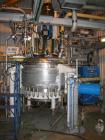 Used Rosenmund Nutsche Filter Dryer, 1.6 sq m (17 sq feet), built 1989, Model RSD. Material of contruction 316L stainless steel, 3992mm (11') total height, 1500mm (5') diameter, side discharge, 7.5 k...