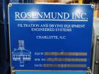 Used Rosenmund Agitated Nutsche Filter Dryer